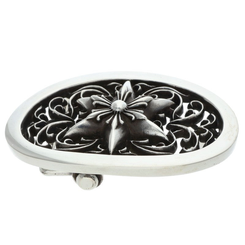 Chrome Hearts 1.5 Classic Oval Star Sterling Silver Buckle