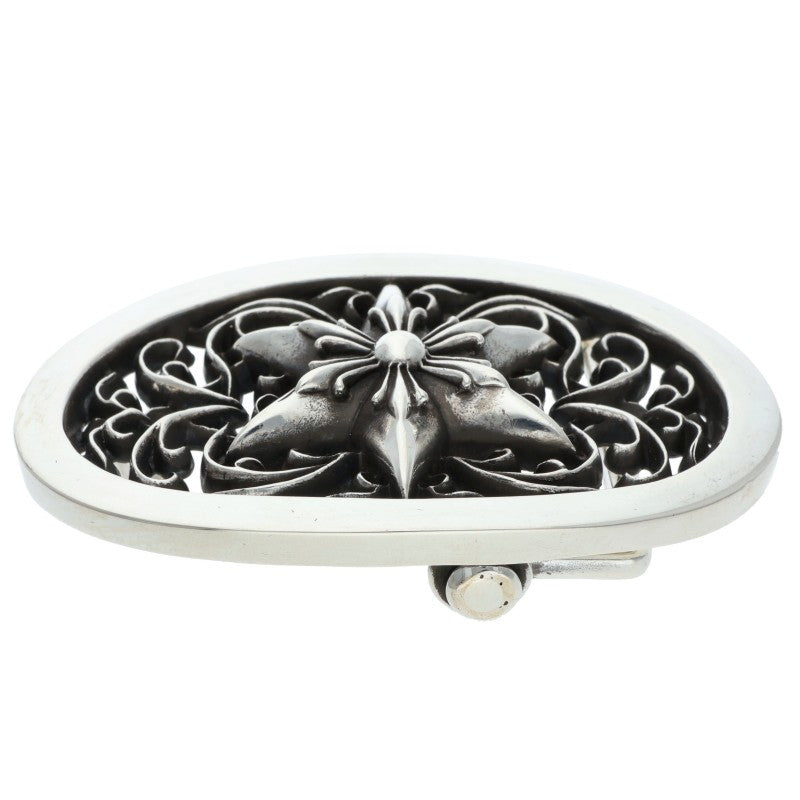 Chrome Hearts 1.5 Classic Oval Star Sterling Silver Buckle