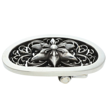 Chrome Hearts 1.5 Classic Oval Star Sterling Silver Buckle