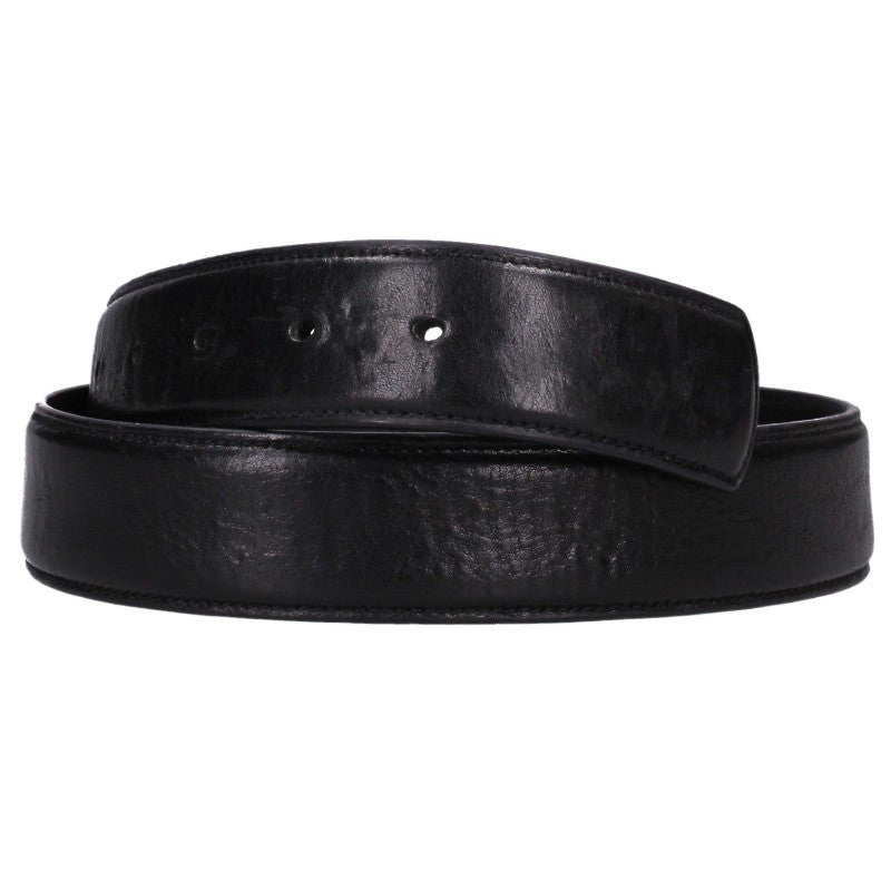 Chrome Hearts 1.5" Scroll Label Rivets Leather Belt Size 28