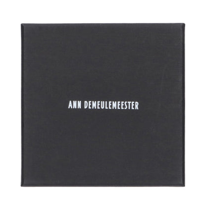 ANN DEMEULEMEESTER AW26 Willow Belt Black/Silver Size 100