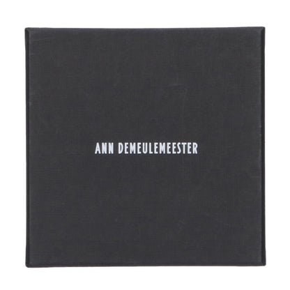 ANN DEMEULEMEESTER 26AW Studded Belt Black/Silver Size 100