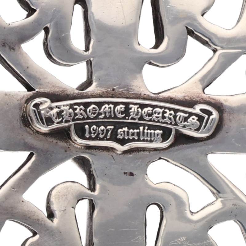 Chrome Hearts Sterling Silver Large Classic Oval Belt Buckle