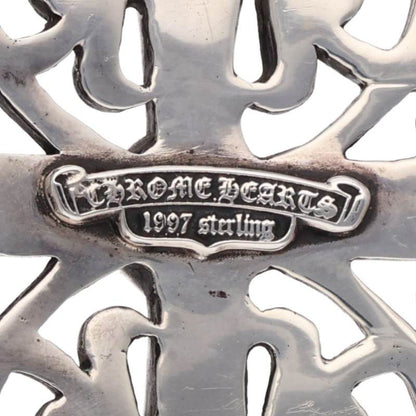 Chrome Hearts Sterling Silver Large Classic Oval Belt Buckle
