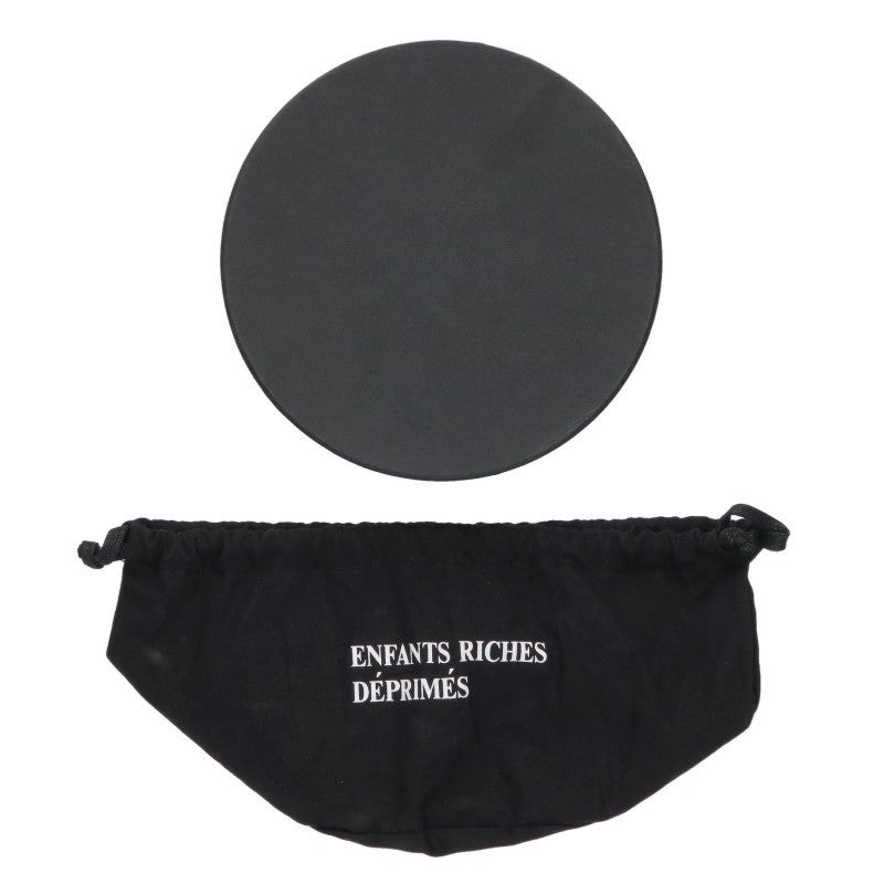 ENFANTS RICHES DEPRIMES Classic Stitshed Belt Black Size 95