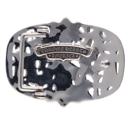 Chrome Hearts Cemetery Cross Silver Buckle