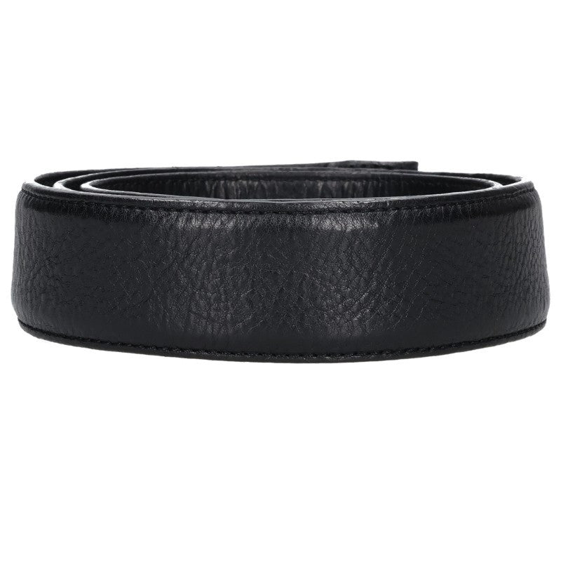 Chrome Hearts 1.5" Scroll Label Leather Belt Size 32 Inch