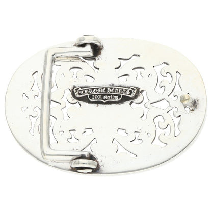 Chrome Hearts 1.5 Classic Oval Star Sterling Silver Buckle