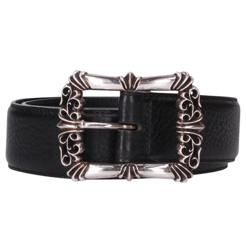 Chrome Hearts Filigree OTJ Buckle Leather Belt Size 32