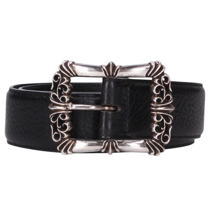 Chrome Hearts Filigree OTJ Buckle Leather Belt Size 32