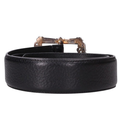 Chrome Hearts Filigree OTJ Buckle Leather Belt Size 32