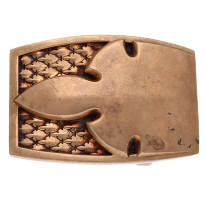 Chrome Hearts Bronze Military Fleur-Knee Buckle