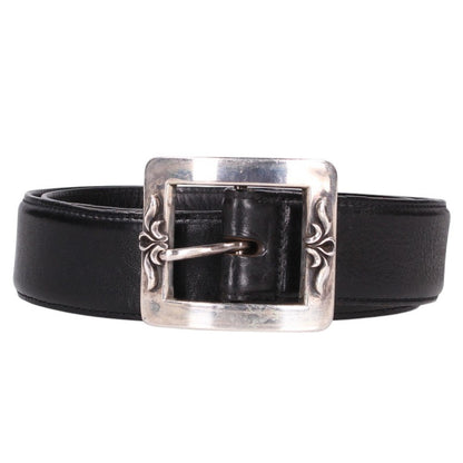 Chrome Hearts BLT 3PC OTJ Leather Belt Black/Silver Size 38