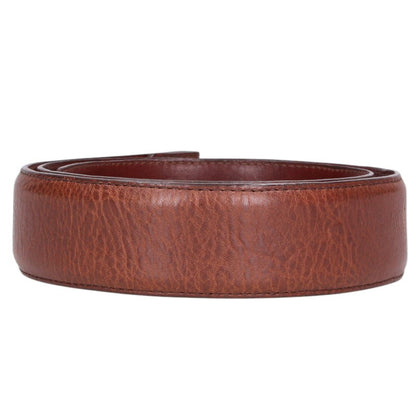 Chrome Hearts Brown Scroll Label Rivets Leather Belt Size 30