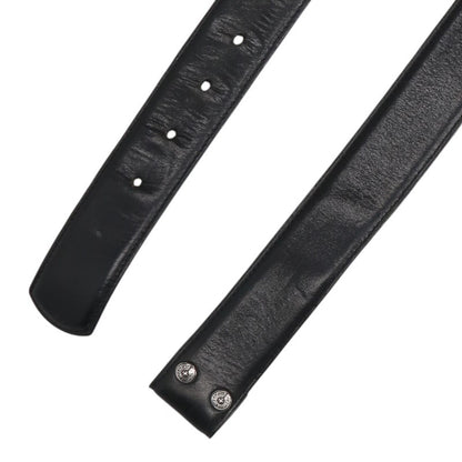 Chrome Hearts 1.5" Scroll Rivet Leather Belt Size 32
