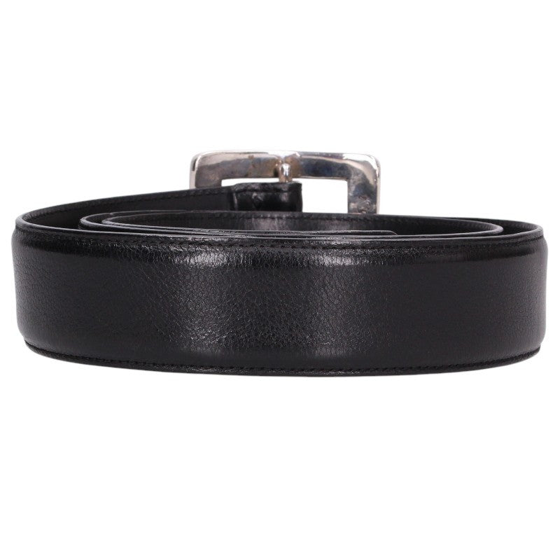 Chrome Hearts BLT OTJ Leather Belt Black Silver Size 38