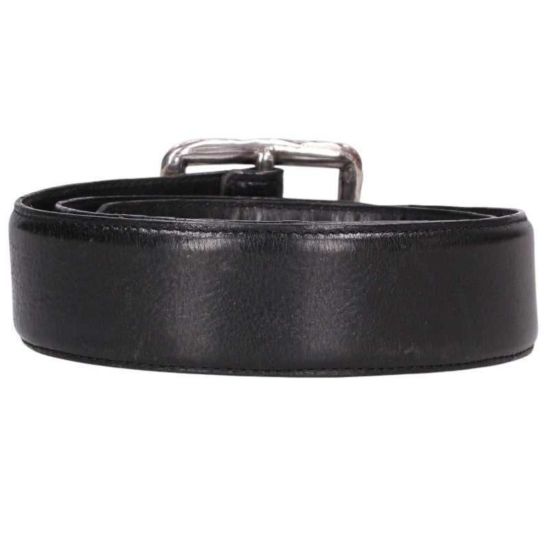 Chrome Hearts BLT SCRLREC Rectangle Leather Belt Size 32