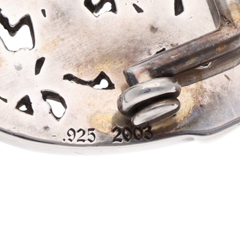 Chrome Hearts 1.5 Cemetery Cross Silver Buckle