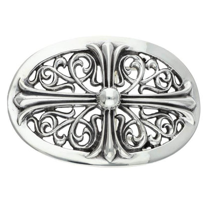 Chrome Hearts Sterling Silver Large Classic Cross Buckle