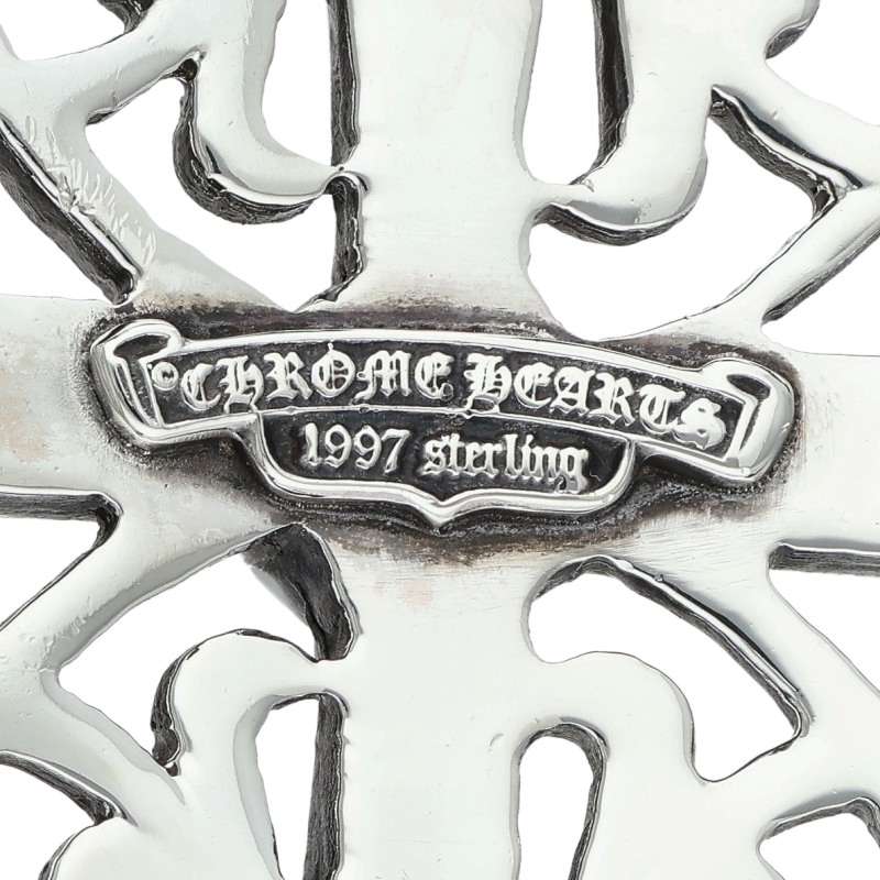 Chrome Hearts Sterling Silver Large Classic Cross Buckle