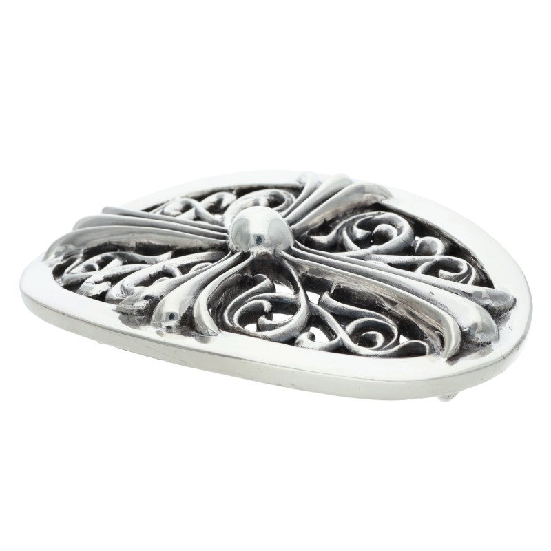 Chrome Hearts Sterling Silver Large Classic Cross Buckle