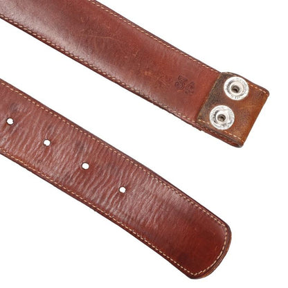 Chrome Hearts 1.5 STRAP Cemetery Cross Leather Belt Size 34