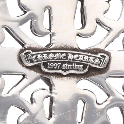 Chrome Hearts Sterling Silver Large Oval Cross Buckle