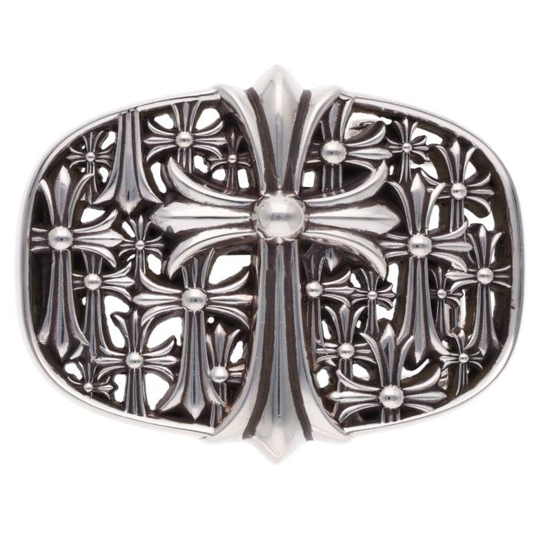 Chrome Hearts BUCKL CEMETERY1.5 925 Cemetery Cross Buckle Belt