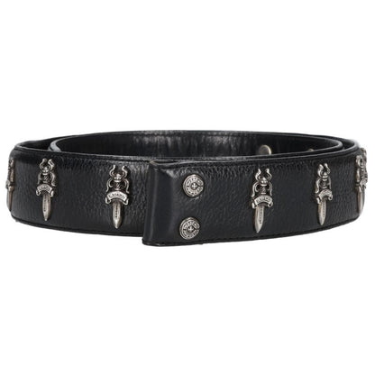 Chrome Hearts #5 Dagger Loaded Leather Belt Multi Size 34
