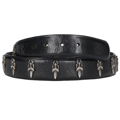 Chrome Hearts #5 Dagger Loaded Leather Belt Multi Size 34