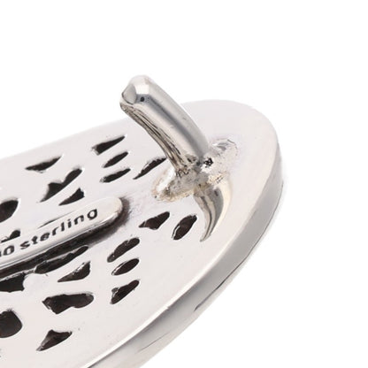 Chrome Hearts BUCKL OVAL CROSS1.5 Sterling Silver Buckle