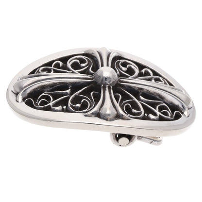 Chrome Hearts BUCKL OVAL CROSS1.5 Sterling Silver Buckle