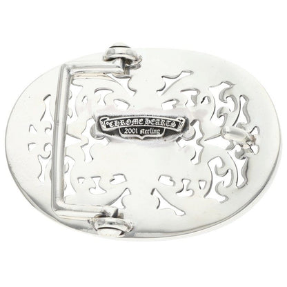 Chrome Hearts Classic Oval Star Sterling Silver Buckle