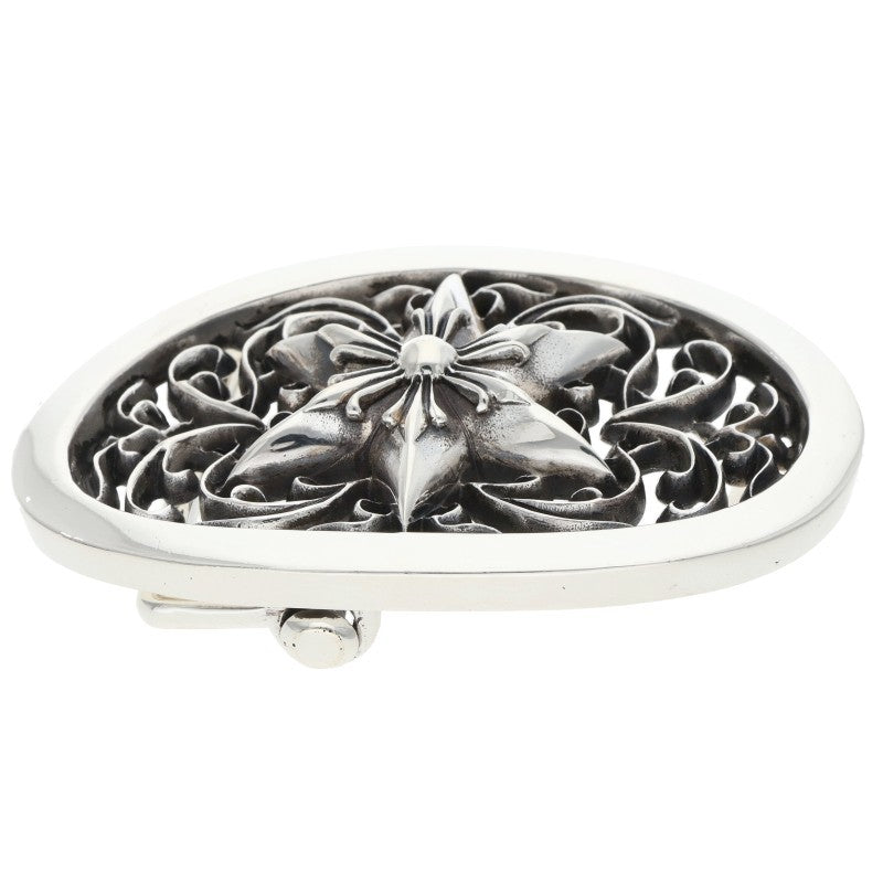 Chrome Hearts Classic Oval Star Sterling Silver Buckle
