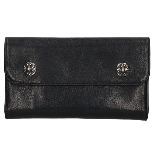 Chrome Hearts WAVE CROSS BALL Leather Wallet Size ONE SIZE