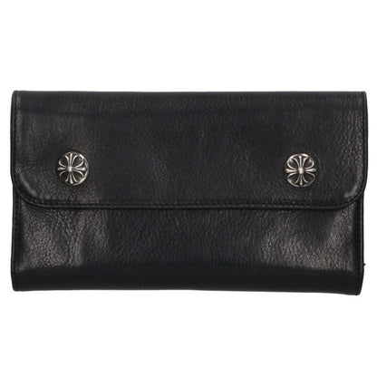 Chrome Hearts WAVE CROSS BALL Leather Wallet