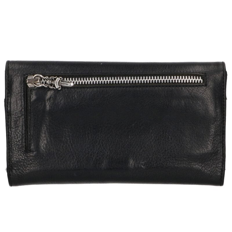 Chrome Hearts WAVE CROSS BALL Leather Wallet