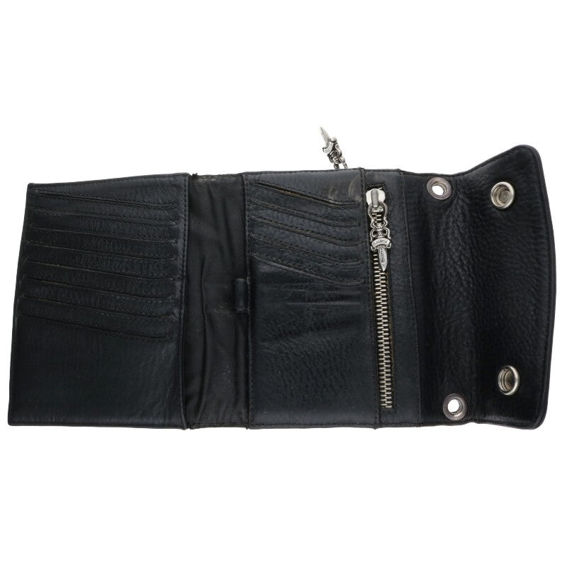 Chrome Hearts BIG SPOON Cross Button Leather Size ONE SIZE