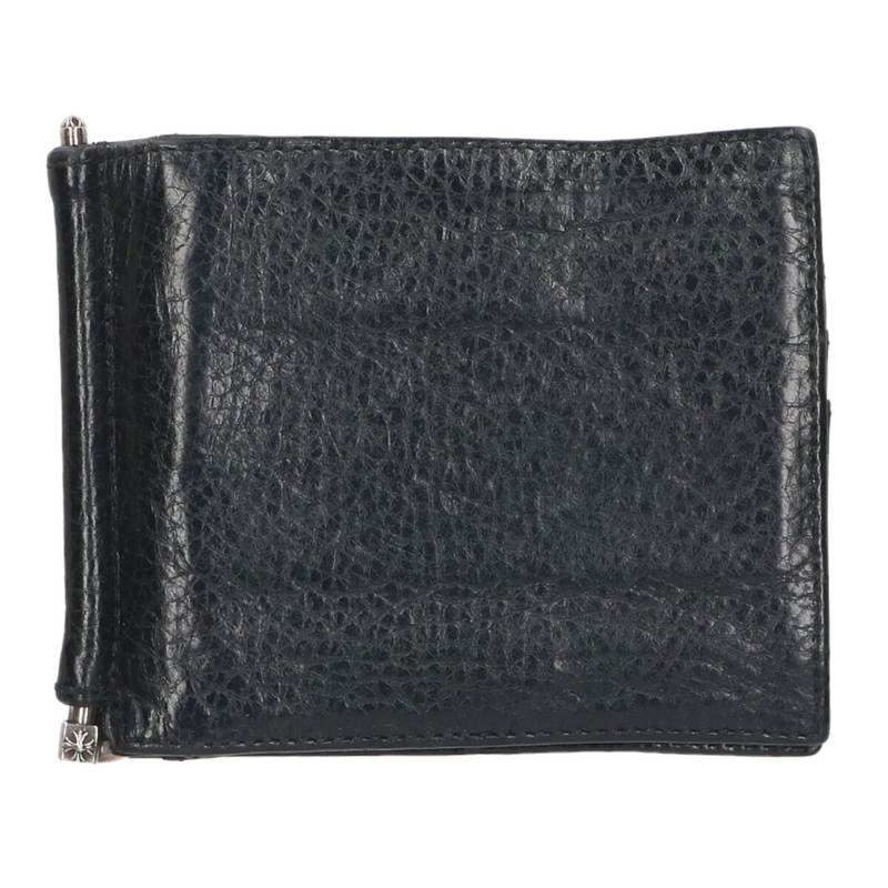 Chrome Hearts Money Clip Leather Wallet Size ONE SIZE