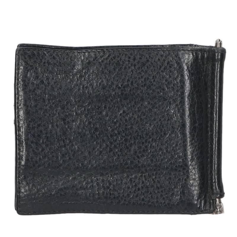 Chrome Hearts Money Clip Leather Wallet Size ONE SIZE