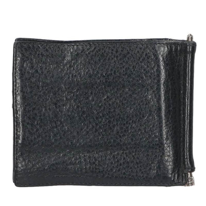 Chrome Hearts Money Clip Leather Wallet Size ONE SIZE