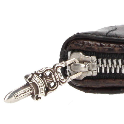 Chrome Hearts REC F ZIP Alligator Leather Size ONE Brown