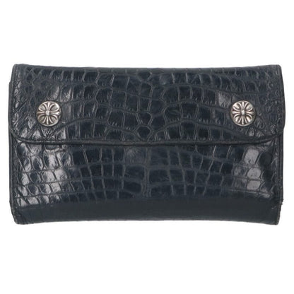 Chrome Hearts WAVE Alligator Cross Ball Wallet Size ONE SIZE