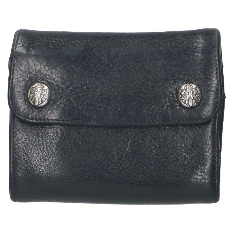 Chrome Hearts WAVE MINI Cross Ball Leather Size ONE Multi