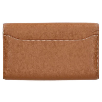 HERMES Constance To Go Epsom Brown/Gold Wallet Size ONE SIZE
