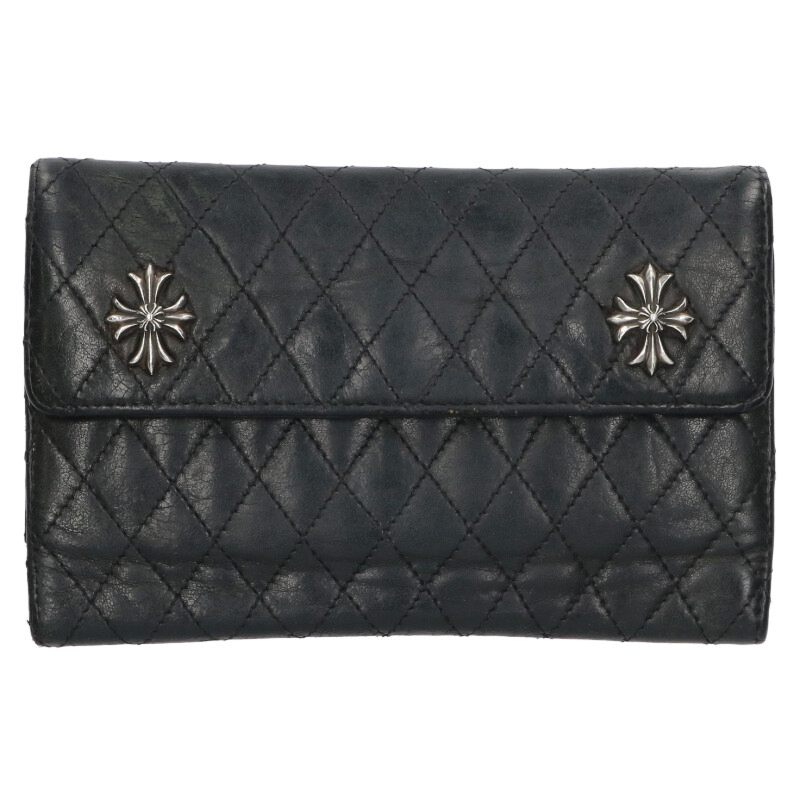Chrome Hearts WAVE4 QLT 3SNP Quilted Leather Size ONE SIZE