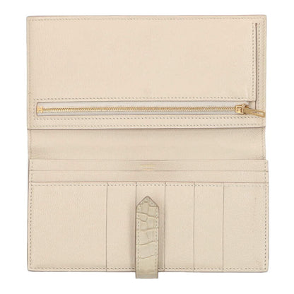 HERMES Bearn Soufflet Alligator Matte Beton Size ONE SIZE