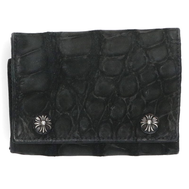 Chrome Hearts 3FOLD Alligator Nubuck Leather Size ONE SIZE