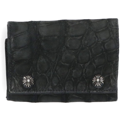 Chrome Hearts 3FOLD Alligator Nubuck Leather Size ONE SIZE