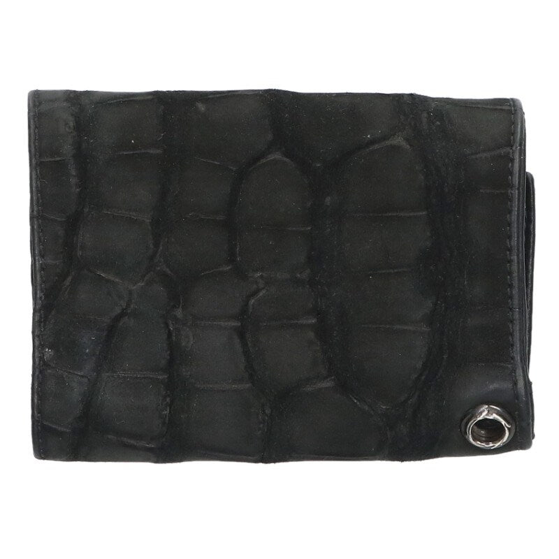 Chrome Hearts 3FOLD Alligator Nubuck Leather Size ONE SIZE